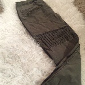 Olive green pants